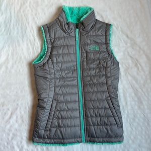 NorthFace reversible girls vest